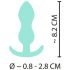 Cuties Mini Plugue Anal - Silicone Menta (2,3cm)