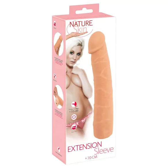 Nature Skin - capa peniana extensora e engrossadora 24cm
