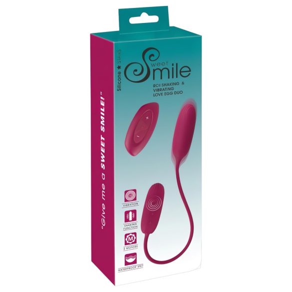 Smile Love Egg Duo - Ovo Vibratório (ânus + vagina)
