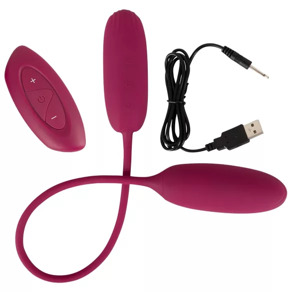 Smile Love Egg Duo - vibrador bullet duplo para anal e vaginal