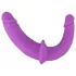 Smile - dildo duplo com cinta para casal - silicone roxo/preto