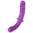 SMILE - Cinta com duplo dildo (roxo-preto)