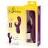 SMILE - Vibrador roxo com 3 motores, recarregável e com estimulador clitoriano