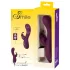 Smile - vibrador rabbit 3 motores recarregável com estimulador clitóris - lilás