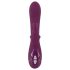 SMILE - Vibrador roxo com 3 motores, recarregável e com estimulador clitoriano