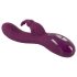 SMILE - Vibrador roxo com 3 motores, recarregável e com estimulador clitoriano