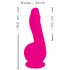 SMILE Powerful - vibrador ventosa recarregável, 2 motores (rosa)