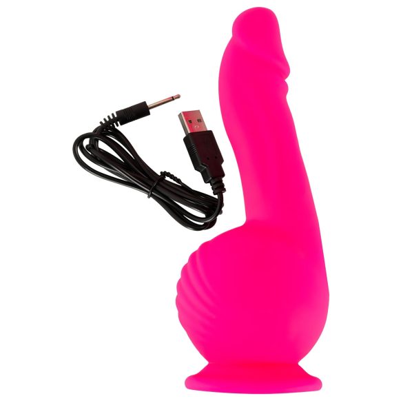 SMILE Powerful - vibrador ventosa recarregável, 2 motores (rosa)