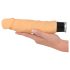 Vibrador Realista Nature Skin - Bege (23cm)