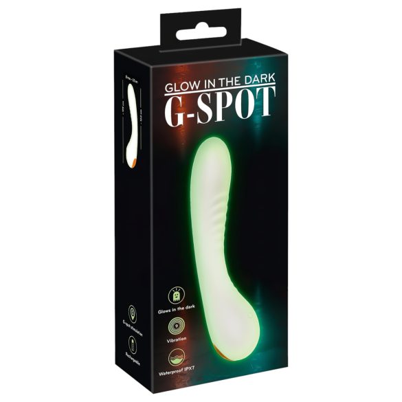 You2Toys Brilha no Escuro – Vibrador de Ponto G Fosforescente (Branco)