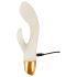 You2Toys Glow - Vibrador Fosforescente com Estímulo ao Clitóris (Branco)