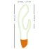 You2Toys Glow - Vibrador Fosforescente com Estímulo ao Clitóris (Branco)