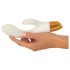 You2Toys Glow - Vibrador Fosforescente com Estímulo ao Clitóris (Branco)