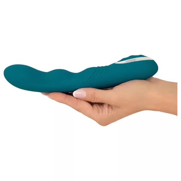 SMILE - vibrador ponto G recarregável à prova d’água rotativo - verde