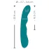 SMILE - vibrador ponto G recarregável à prova d’água rotativo - verde