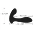 XOUXOU - vibrador wearable ponto G e próstata - eletroestimulação - preto