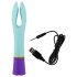Vibrador You2Toys - recarregável, à prova d'água, 2 motores (colorido)