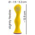 You2Toys Bunt. - Vibrador Anal Recarregável e à Prova d'Água (Amarelo)