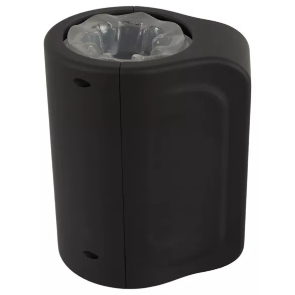 Rebel - masturbador masculino rotativo à prova d’água - preto