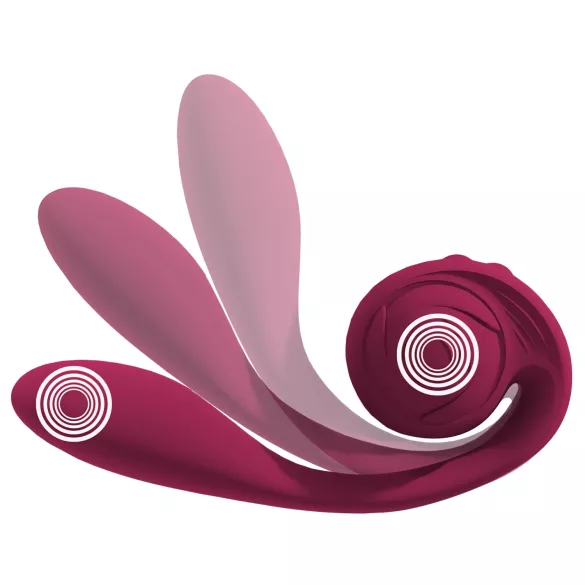 You2Toys Rosenrot - vibrador ponto G recarregável à prova d'água - vermelho