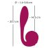 You2Toys Rosenrot - Vibrador à prova d'água recarregável (vermelho)