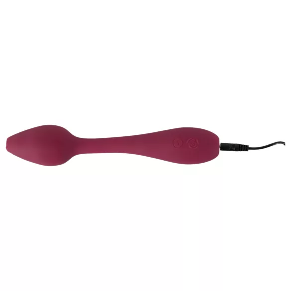 You2Toys - vibrador ponto G flexível - silicone vermelho