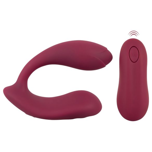 You2Toys Rosenrot - Vibrador recarregável de controle remoto (vermelho)