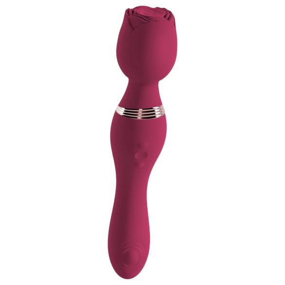 You2Toys Rosenrot – Vibrador de Massagem em Forma de Rosa (vermelho)