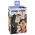You2Toys - Cinto com vibrador strap-on - vibrador realístico - preto