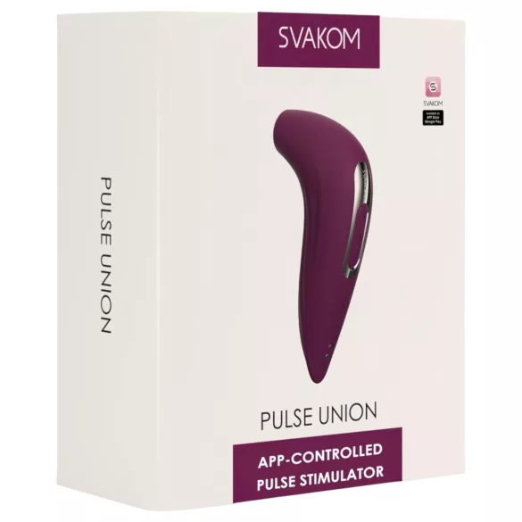 Svakom Pulse Union - vibrador clitóris sucção inteligente - silicone lilás