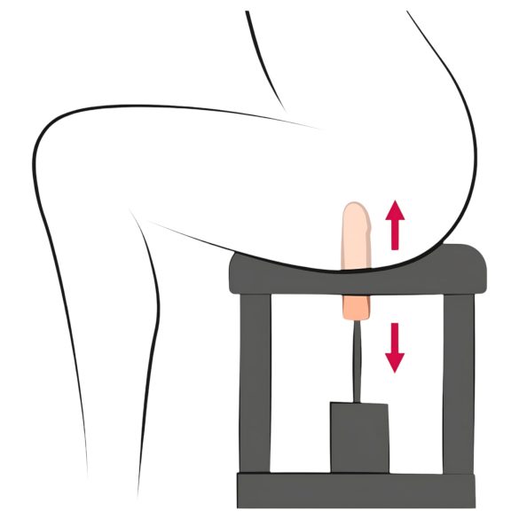 The Banger Sit-On-Climaxer - máquina sexual elétrica (preto)