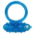 You2Toys - anel peniano vibratório silicone azul