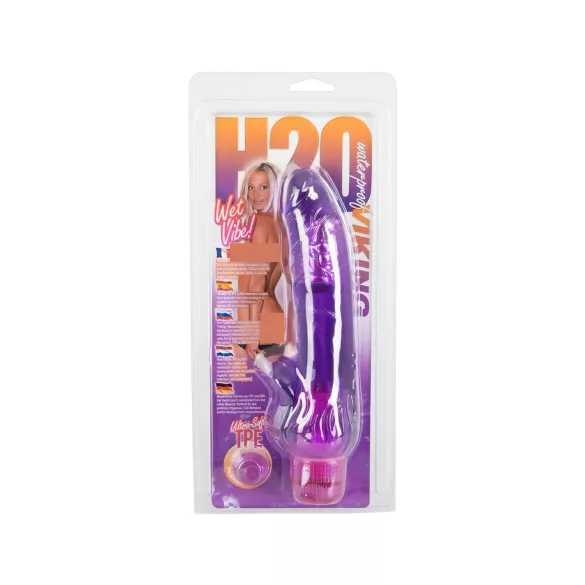 H2O Viking - vibrador ponto G - silicone lilás