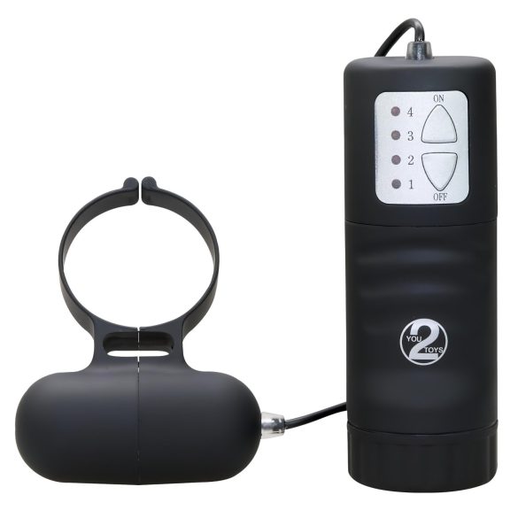 Anel Peniano Vibratório Preto