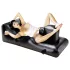 NMC - Louisiana Lounger - máquina de sexo com vibrador embutido (preto)