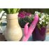 Coelhinha Sorridente Pérola - vibrador com contas (rosa)