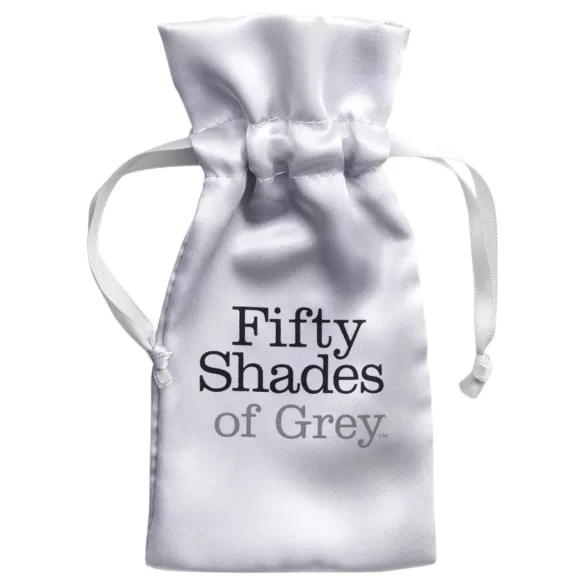 Fifty Shades of Grey - anel peniano vibratório - silicone preto