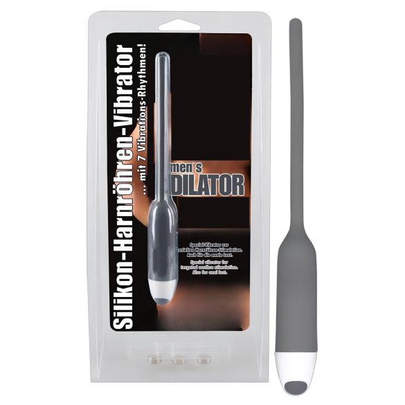You2Toys - DILATOR - Vibrador uretral de silicone cinza (6mm)