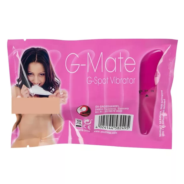 You2Toys - vibrador ponto G - silicone rosa