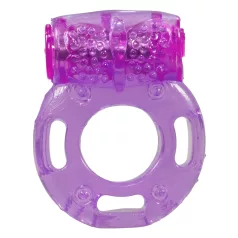 You2Toys - anel peniano vibratório único - silicone roxo