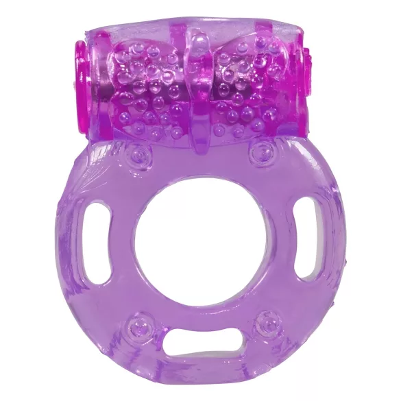You2Toys - anel peniano vibratório único - silicone roxo