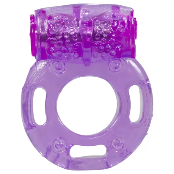 You2Toys - anel peniano vibratório único - silicone roxo