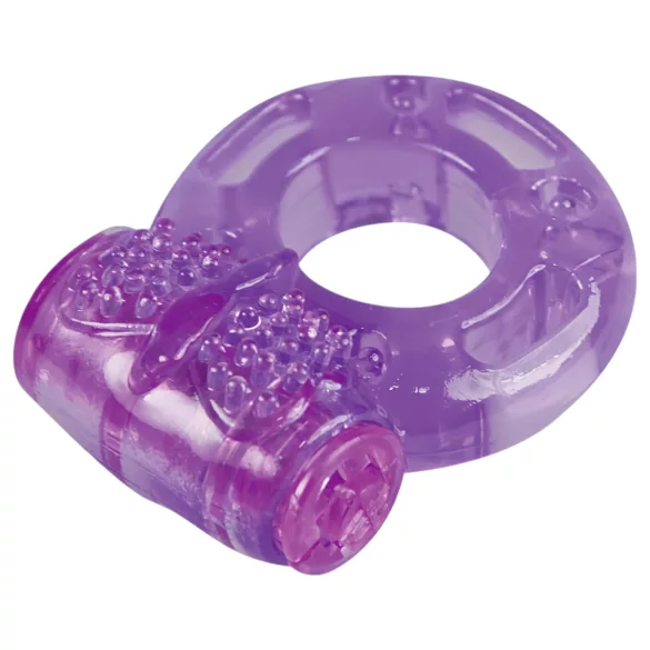 You2Toys - anel peniano vibratório único - silicone roxo
