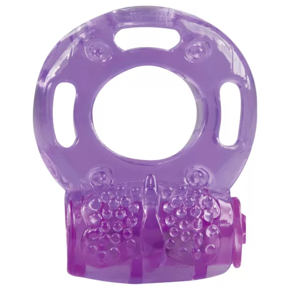 You2Toys - anel peniano vibratório único - silicone roxo