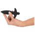 Plug vibrador anal Black Velvet - pequeno