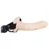 You2Toys - Vibrador com cinta strap-on natural