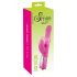 Coelhinho Sorriso Pérola - vibrador com pérolas (rosa)