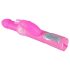 Coelhinho Sorriso Pérola - vibrador com pérolas (rosa)