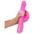 Coelhinho Sorriso Pérola - vibrador com pérolas (rosa)