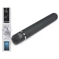  Fifty Shades of Grey - vibrador tipo bullet - silencioso - cinza